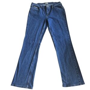 C E SCHMIDT WORKWEAR Ladies Rugged Jeans Straight‎ Leg Blue Denim Size 12